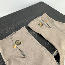 Load image into Gallery viewer, Original 1940's or 1950's Men's Grey Cotton Gloves by Dents Duplex - Size 7 7.5 *