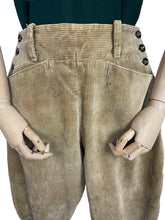 Load image into Gallery viewer, Original 1940's WW2 Women's Land Army Corduroy Breeches W27" 28 29 *