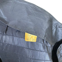 Load image into Gallery viewer, Original 1950's Midnight Blue Taffeta Seamed Cocktail Dress - Bust 36 37 *