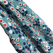 Load image into Gallery viewer, Original 1940's Red, White and Blue Linen Dressmaking Fabric - 35" x 140"