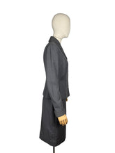 Load image into Gallery viewer, Original 1950's Mornessa Grey Worsted Wool Single Breasted Skirt Suit - Bust 36 38