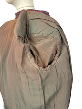 Load image into Gallery viewer, Original 1940's Red and Green Fine Check Double Breasted O'Rossen of California Wool Jacket - Bust 38 40