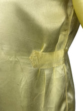 Load image into Gallery viewer, Original 1940’s Embroidered Lemon Yellow Pyjama Top with Scalloped Edge - Great Summer Blouse - Bust 32 34