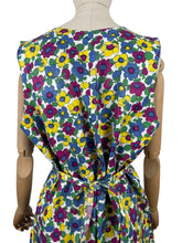 Load image into Gallery viewer, Original Volup 1940's Floral Cotton Apron - Great Chore Dress - Would Make A Great Summer Dress - Bust 42 44 *