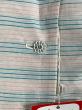 Load image into Gallery viewer, Original 1950's Deadstock with Tag Le Charme Pink and Blue Stripe Blouse - Bust 34" *