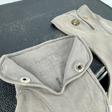 Load image into Gallery viewer, Original 1940's or 1950's Men's Grey Cotton Gloves by Dents Duplex - Size 7 7.5 *