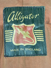 Load image into Gallery viewer, Original 1950's All Wool Gaberdine Dark Chartreuse Coat by Alligator - Bust 38