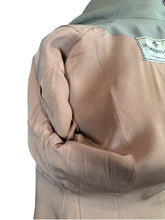 Load image into Gallery viewer, 1940's Single Breasted Light Brown Wool Jacket with Two-tone Buttons - Bust 34 35