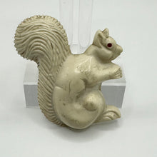Load image into Gallery viewer, Charming Original 1940’s 1950's Cream Plastic Squirrel Brooch