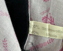 Load image into Gallery viewer, Vintage Austrian Traditional Black Dirndl Dress by Salzburger Trachten Osterreich von Wenger - Bust 34 *