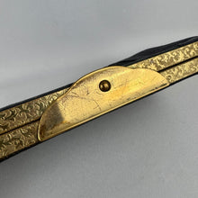 Load image into Gallery viewer, Original 1930's Midnight Blue and Bottle Green Textured Leather Clutch