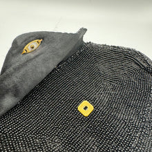 Load image into Gallery viewer, Original 1930's 1940's French Black Heavily Beaded Evening Purse - Sweet Little Bag *