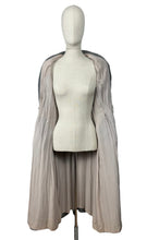 Load image into Gallery viewer, Original 1940's Grey Wool Princess Coat with Gorgeous Back Detail - Bust 36 37