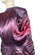 Load image into Gallery viewer, Wounded but Wearable Original 1940's Purple Wool Single Breasted Jacket - Bust 36