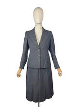 Load image into Gallery viewer, Original 1930's Single Breasted Grey Wool Pinstripe Suit - Bust 34 36