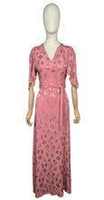 Load image into Gallery viewer, Vintage 1970's Does 1930's EGO Full Length Evening Dress with - Bust 32