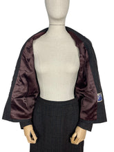 Load image into Gallery viewer, Original 1940's Jolly & Son Limited Tweed Wool Suit in Black, Green and Rust Check - Bust 36 37