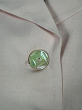 Load image into Gallery viewer, Wounded But Wearable Original 1940's Wonderkool Pale Pink Linen Jacket - Bust 36 37