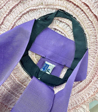 Load image into Gallery viewer, Fabulous Original 1940's New York Creations Pink Ruffle Straw Hat with Purple, Pink and Green Floral Trim