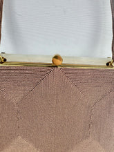 Load image into Gallery viewer, Original 1940's Corde Handbag in Soft Brown with Original Mirror