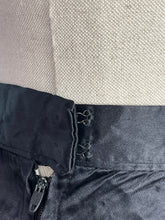 Load image into Gallery viewer, Original 1950’s Inky Black Satin Full Circle Skirt - Waist 25 26 *