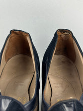 Load image into Gallery viewer, Wounded But Wearable Original 1940's Blue Suede and Leather Shoes by SOROSIS - UK Size 3.5 4
