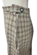 Load image into Gallery viewer, Original 1940's Green and Burgundy Check Wool Suit by Dorchester - Bust 38 40