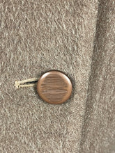 Load image into Gallery viewer, Original 1950's Fit and Flair Double Breasted Princess Coat in Light Brown Wool - Bust 36 38 *