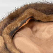 Load image into Gallery viewer, Original 1950's Brown Velvet and Real Fur Hat by Henry Ash