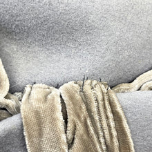 Load image into Gallery viewer, Original 1930's Dove Grey Side Tilt Hat with Large Oversized Velvet Bow Trim *