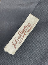 Load image into Gallery viewer, Original 1940's Black Wool Jacket with Real Astrakhan Trim on Collar and Pockets - Bust 36 *