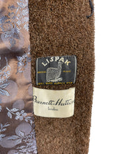 Load image into Gallery viewer, Original 1930's Dark Brown LISPAK British Alpaca Wool Coat with Huge Buttons by Barnett-Hutton - Bust 38 40