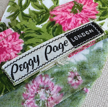 Load image into Gallery viewer, Original 1950's Green and Pink Floral Dress by Peggy Page - Bust 34