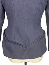 Load image into Gallery viewer, Original 1930's Dark Blue Single Breasted Wool Sports Jacket by Matita - Bust 36 *