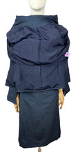 Load image into Gallery viewer, Original 1940's Black and Blue Wool Suit by Styled by Swansdown New York - Bust 34