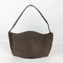 Load image into Gallery viewer, Original 1940's Corde Style Handbag in Chocolate Brown - Neat Little Bag