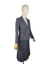 Load image into Gallery viewer, Original 1930's Single Breasted Grey Wool Pinstripe Suit - Bust 34 36