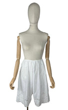 Load image into Gallery viewer, Antique Edwardian Fine Cotton Lawn Bloomers with Pin Tucks, Embroidery and Lace Work *