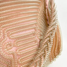 Load image into Gallery viewer, Original 1940's Clear and Pastel Pink Telephone Cord Handbag
