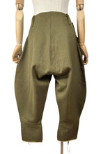 Load image into Gallery viewer, Original 1940's WW2 Women's Land Army Breeches Dated 1943 - Waist 27 29