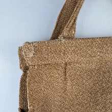 Load image into Gallery viewer, Original Early 20th Century 1910 Embroidered Hessian Bag - Beautiful Antique Handbag