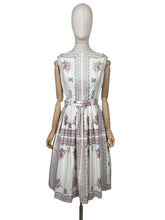 Load image into Gallery viewer, Original 1950’s California Cotton Belted Day Dress - Bust 34 35