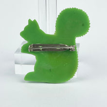Load image into Gallery viewer, Charming Original 1940’s 1950's Bright Green Squirrel Brooch