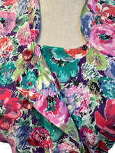 Load image into Gallery viewer, Original 1940’s Painterly Floral Dress - Petite Length - Bust 34