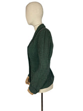 Load image into Gallery viewer, Original 1940's Green, Grey and Black Wool Tweed Jacket - Bust 38 40
