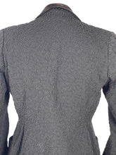 Load image into Gallery viewer, Original 1940's Crayson Model Black Fitted Jacket Covered Entirely in Soutache - Bust 36 38 *