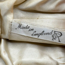 Load image into Gallery viewer, 1950's or 1960's RFC Bright Gold Leather Evening Bag with Snake Chain and Faux Pearl Clasp