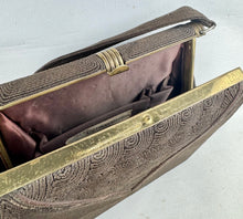 Load image into Gallery viewer, Original 1940's Corde Handbag in Dark Brown