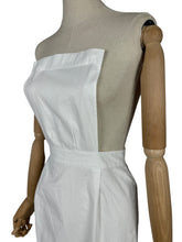 Load image into Gallery viewer, Vintage White Cotton Nurses Uniform Apron - No.2