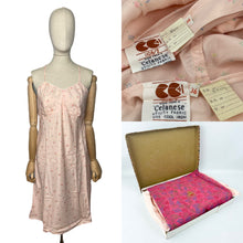 Load image into Gallery viewer, Original 1940's CC41 Slip and French Knickers Set in Their Original Christmas Gift Box - Bust 36" *